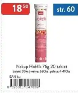 Qanto Nakup Hořčík 20 tablet nabídka