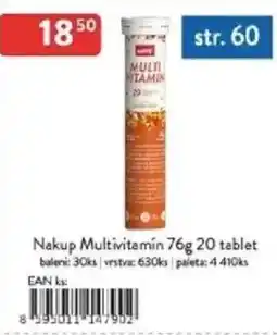 Qanto Nakup Multivitamín 20 tablet nabídka