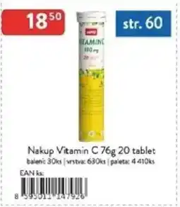 Qanto Nakup Vitamin C 20 tablet nabídka