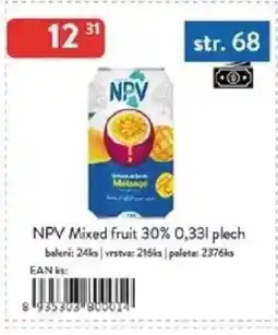 Qanto NPV Mixed fruit 30% plech nabídka