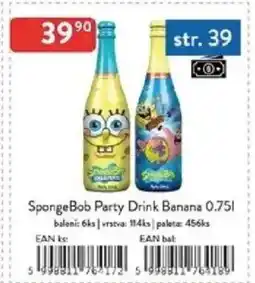 Qanto SpongeBob Party Drink Banana nabídka