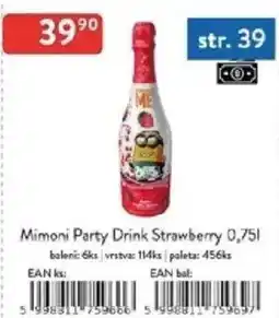 Qanto Mimoni Party Drink Strawberry nabídka