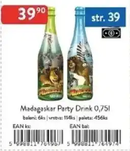Qanto Madagaskar Party Drink nabídka