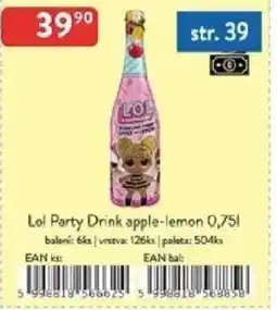Qanto Lol Party Drink apple-lemon nabídka