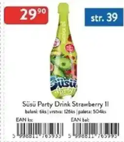 Qanto Süsü Party Drink Strawberry nabídka