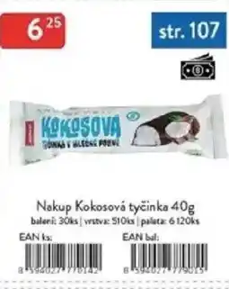 Qanto Nakup Kokosová tyčinka nabídka
