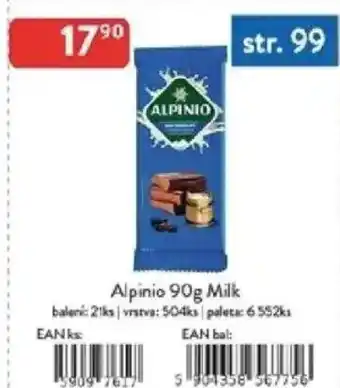 Qanto Alpinio Milk nabídka