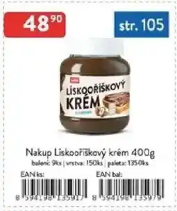Qanto Nakup Lískooříškový krém nabídka