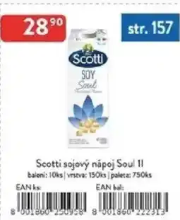 Qanto Scotti sojový nápoj Soul nabídka