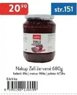 Qanto Nakup Zeli červené nabídka