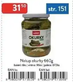Qanto Nakup okurky nabídka