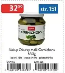 Qanto Nakup Okurky malé Cornichons nabídka