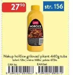 Qanto Nakup hořčice grilovací pikant tuba nabídka