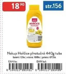 Qanto Nakup Hořčice plnotučná tuba nabídka
