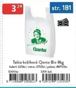 Qanto Taška košilková Qanto Bio nabídka