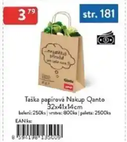 Qanto Taška papírová Nakup Qanto nabídka