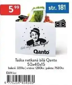 Qanto Taška netkaná bílá Qanto nabídka