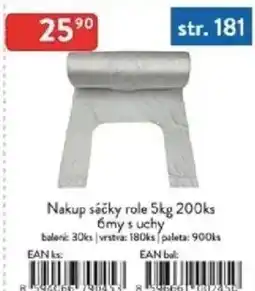 Qanto Nakup sáčky role 6my s uchy nabídka