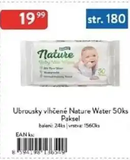 Qanto Ubrousky vlhčené Nature Water Paksel nabídka
