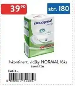 Qanto Inkontinent. vložky NORMAL nabídka