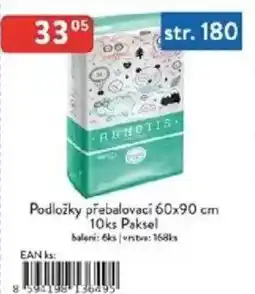 Qanto Podložky přebalovaci Paksel nabídka