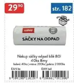 Qanto Nakup sáčky odpad bílé 8my nabídka