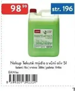 Qanto Nakup Tekuté mýdlo s vůni oliv nabídka