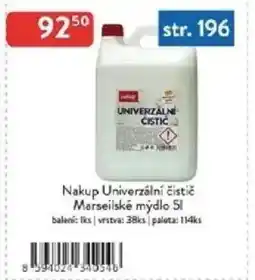 Qanto Nakup Univerzální čistič Marseilské mýdlo nabídka
