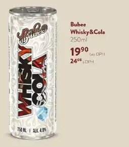 Qanto Bubee Whisky&Cola nabídka