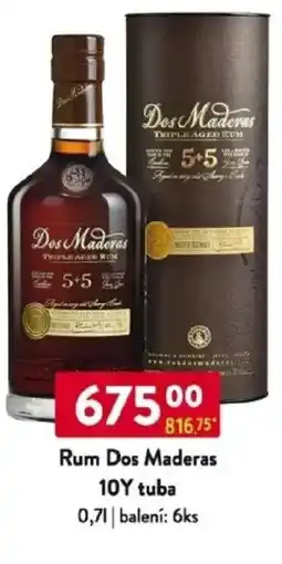 Qanto Rum Dos Maderas 10Y tuba nabídka