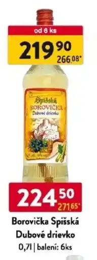 Qanto Borovička Spišská Dubové drievko nabídka