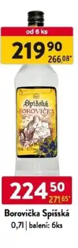 Qanto Borovička Spišská nabídka