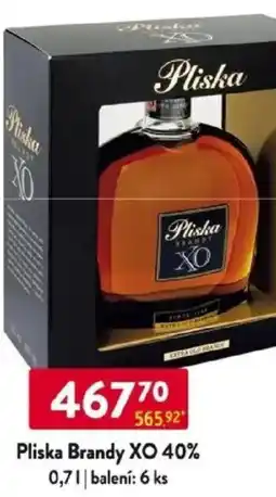 Qanto Pliska Brandy XO 40% nabídka