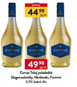Qanto Corvus Tokaj polosladké Sárgamuskotály, Hárslevelu, Furmint nabídka
