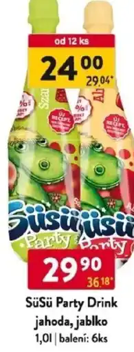 Qanto Süsü Party Drink jahoda, jablko nabídka