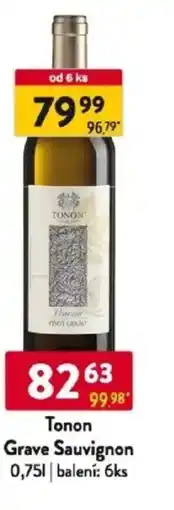 Qanto Tonon Grave Sauvignon nabídka