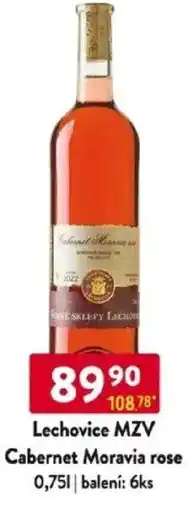 Qanto Lechovice MZV Cabernet Moravia rose nabídka