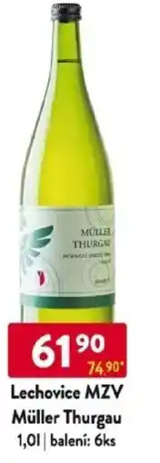 Qanto Lechovice MZV Müller Thurgau nabídka