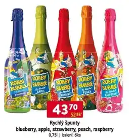 Qanto Rychlý špunty blueberry, apple, strawberry, peach, raspberry nabídka