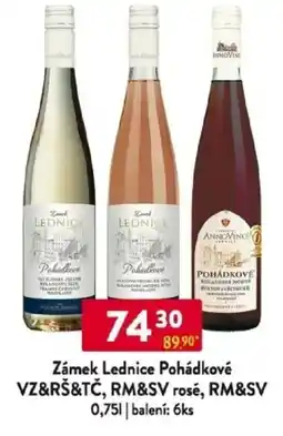 Qanto Zámek Lednice Pohádkové VZ&RŠ&TČ, RM&SV rosé, RM&SV nabídka
