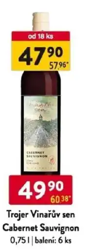 Qanto Trojer Vinařův sen Cabernet Sauvignon nabídka