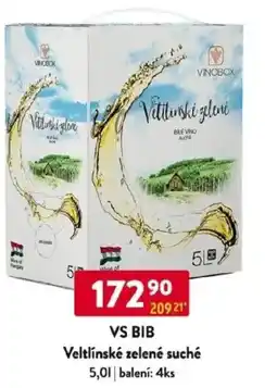 Qanto VS BIB Veltlínské zelené suché nabídka