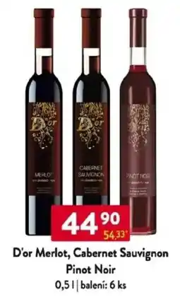Qanto D'or Merlot, Cabernet Sauvignon Pinot Noir nabídka