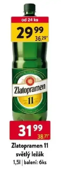 Qanto Zlatopramen 11 světlý ležák nabídka