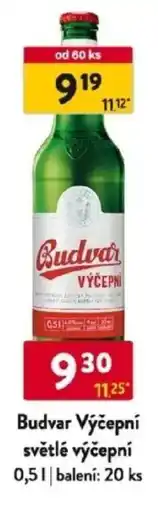 Qanto Budvar Výčepní světlé výčepní nabídka