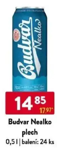 Qanto Budvar Nealko plech nabídka