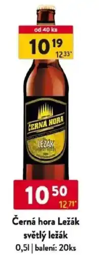 Qanto Černá hora Ležák světlý ležák nabídka