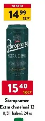 Qanto Staropramen Extra chmelená 12 nabídka