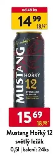 Qanto Mustang Hořký 12 světlý ležák nabídka