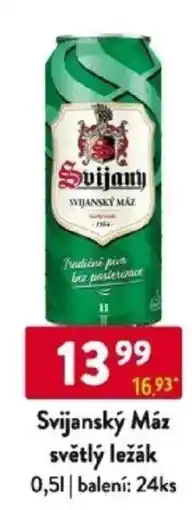 Qanto Svijanský Máz světlý ležák nabídka